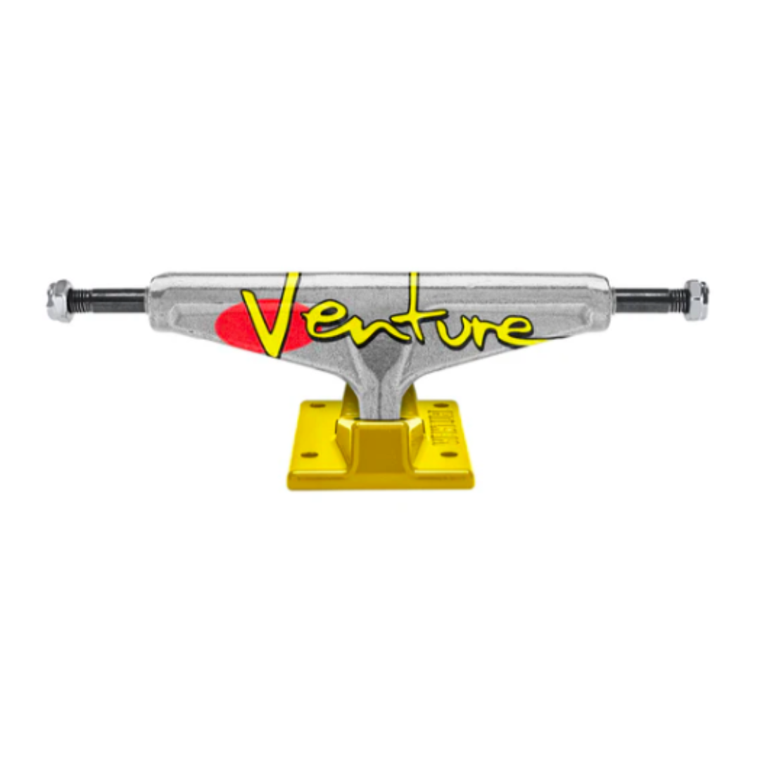 Venture Trucks HI "92 TRUCK FULLBLEED POLISHED/YELLOW"