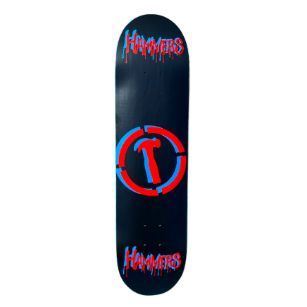 Hammers Skateboards "Hammers 3d logo" deck 8.0