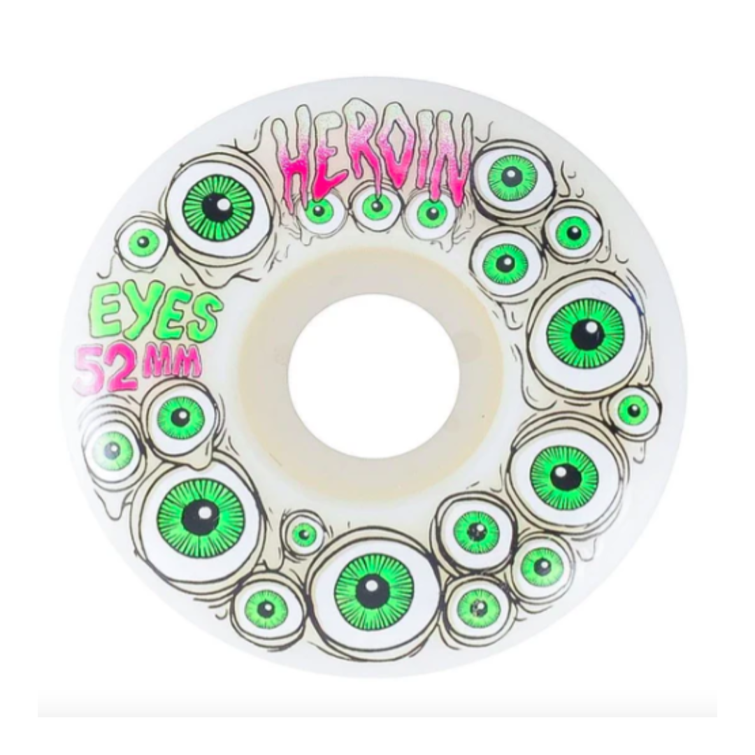 Heroin wheels "Eyes Glow" 99a green 52mm