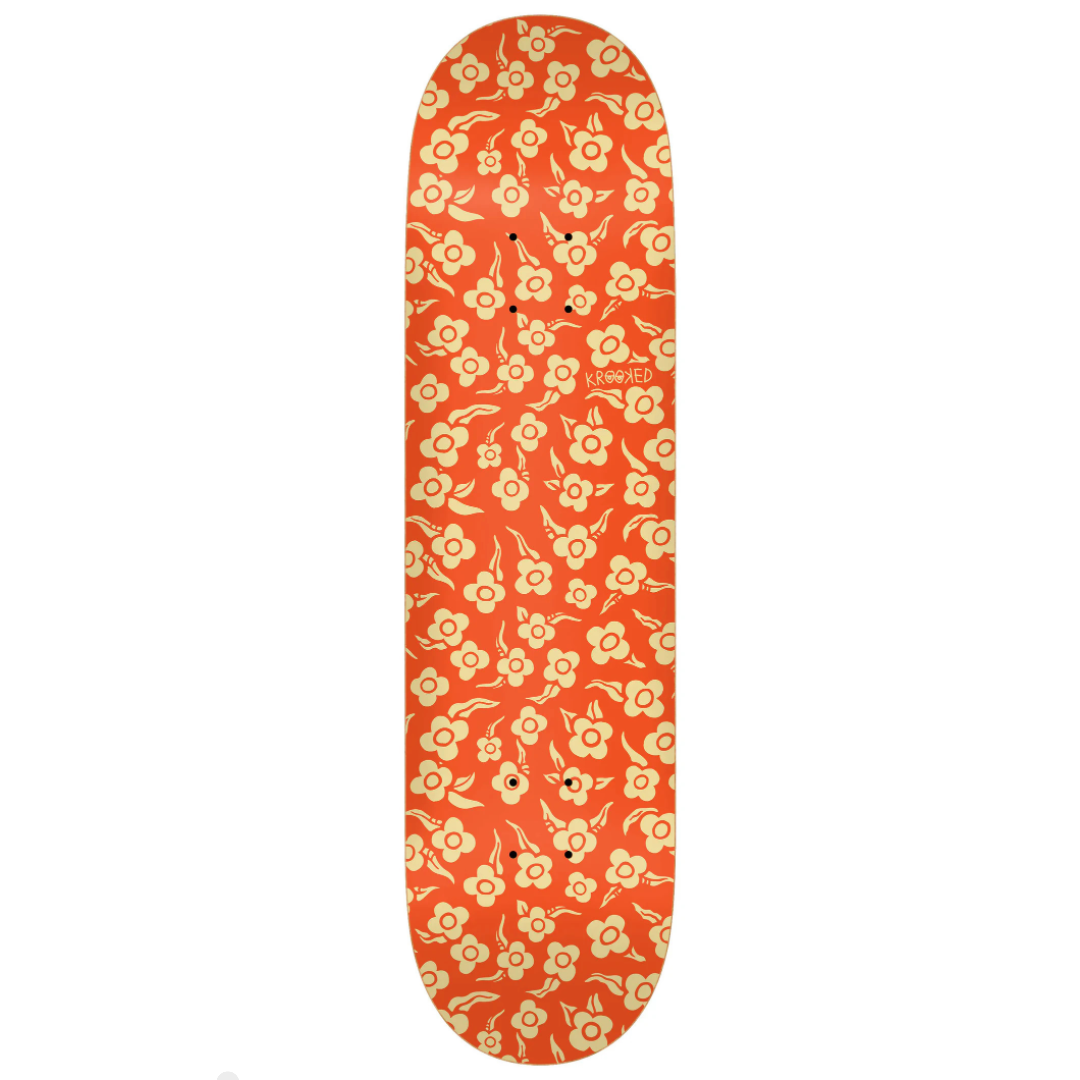 Krooked Skateboarding  PP "FLOWERS" 8,06"