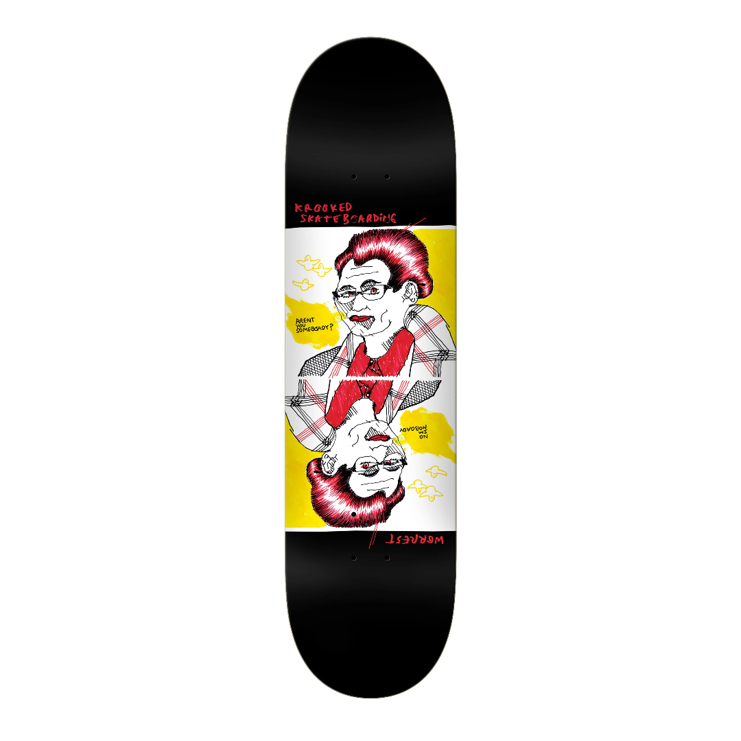 Krooked Skateboarding WORREST "SOMEBODY SLICK TWIN TAIL" 8,3"