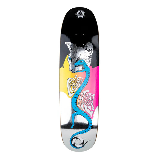 Welcome Skateboards Miller left eye "Catblood 2.0" 8,72" black/silver foil