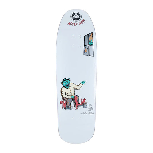 Welcome Skateboards Miller bird Feeder "Gaia" 9,6" white