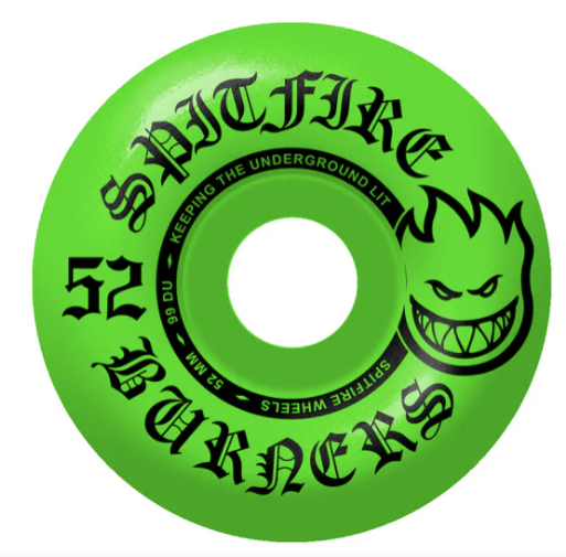 Spitfire Wheels "BURNERS 99DU" COLORED