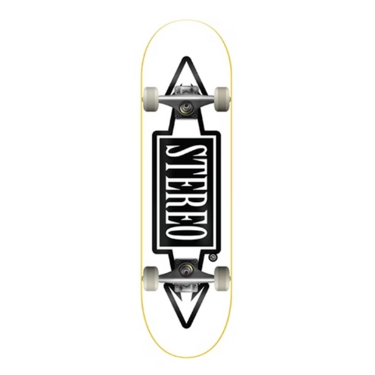 Stereo Skateboards Arrow Complete White 7.75"