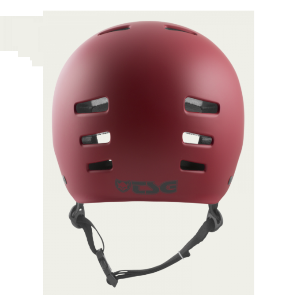 TSG Evolution solid helmet Satin Oxblood