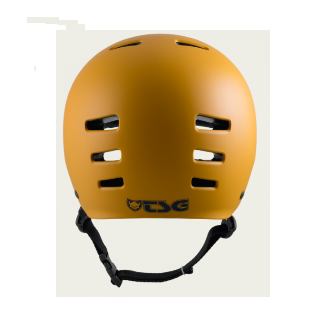 TSG Evolution solid helmet satin yellow ochre