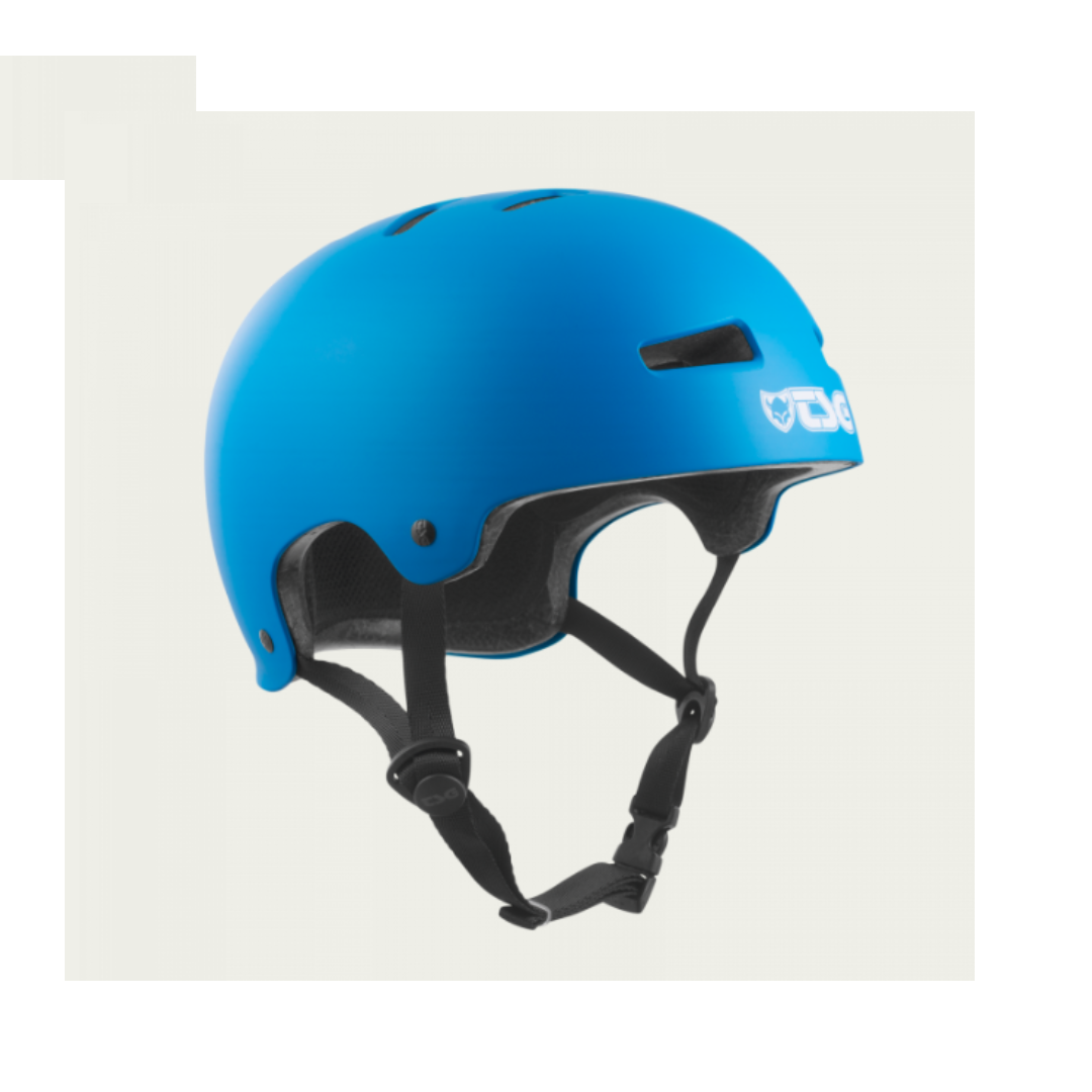 TSG Evolution solid helmet Satin DK Cyan