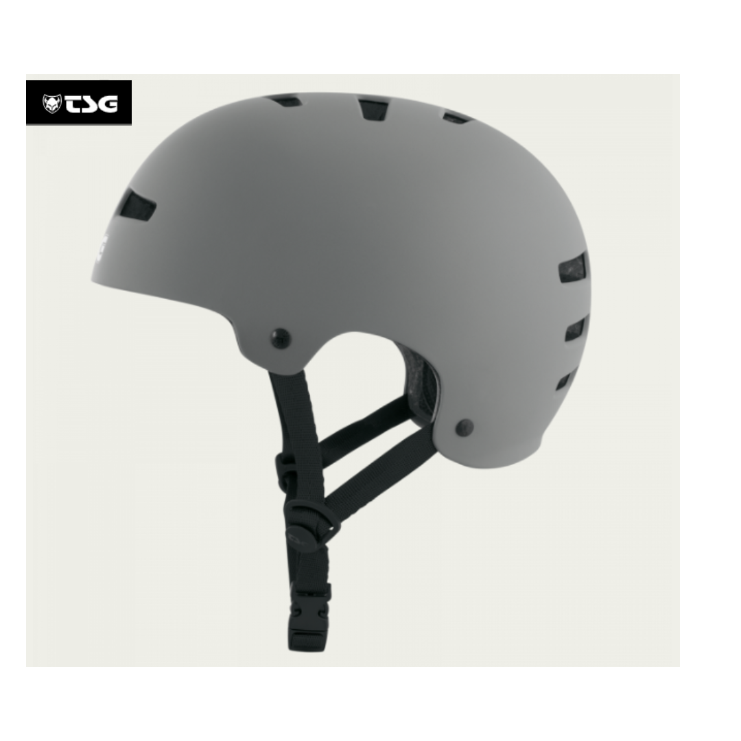 TSG Evolution solid helmet Coal