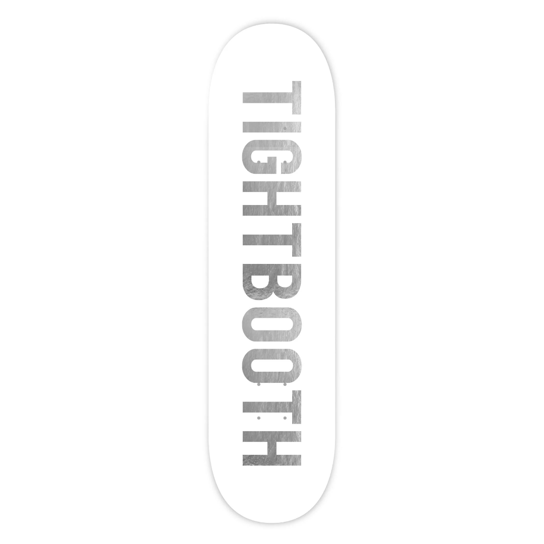 Tightbooth Skateboards Team "Logo" white 8,125"