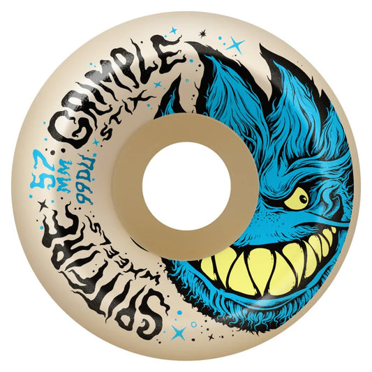 Spitfire Wheels FORMULA FOUR "LOCK INS FULL 99DU"GRIMPLE HEAD 57MM