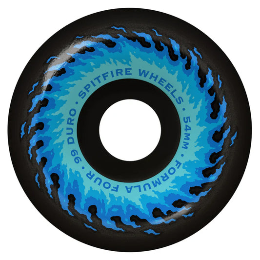 Spitfire Wheels FORMULA FOUR "CONICAL 99DU" OG FIREBALL RECOLOR BLACK