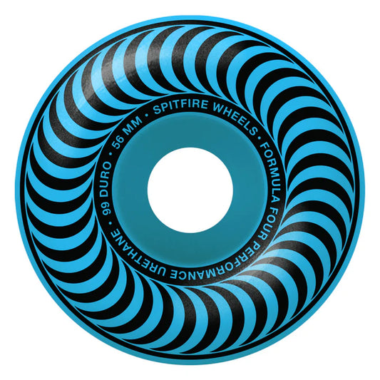 Spitfire Wheels FORMULA FOUR "CLASSICS 99DU" CHROMA BLUE 56MM