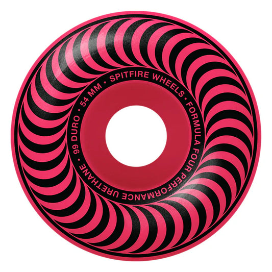 Spitfire Wheels FORMULA FOUR "CLASSICS 99DU" CHROMA PINK 54MM