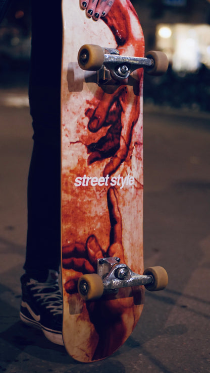 Street Style Holding Hands Skateboard