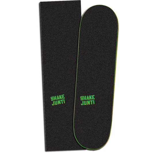 Shake Junt "Low Key" Sprayed Green/Yellow Griptape