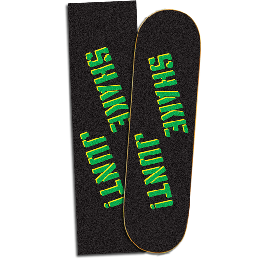 Shake Junt OG "Sprayed Logo" Grn/Yellow Griptape