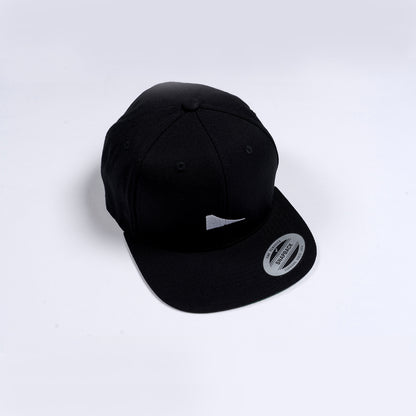 Street Style Snapback Hat - Black